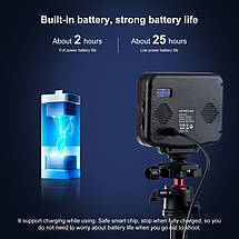Студійне освітлення Puluz PU634 RGB, накамерне світло для фото та відео 2500-9900K, фото 4
