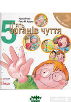 Дитячі розвиваючі заняття `П ять органів чуття` навчальна книга для дітей