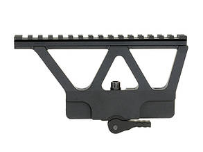 Планка монтажна металева кріплення оптики для АК, Black METAL