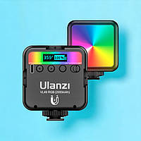 Цветной RGB накамерный свет Ulanzi VL49 RGB | Портативная светодиодная панель для видео