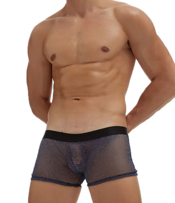 Боксери для чоловіків Ciokicx темно-синього кольору з люрексом, фото 1