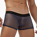 Боксери для чоловіків Ciokicx темно-синього кольору з люрексом, фото 3