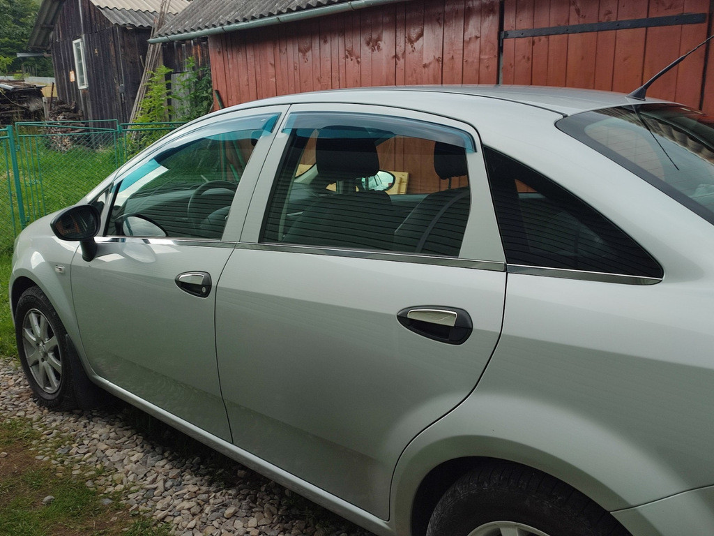 Накладки на ручки (4 шт, нерж) Carmos - Турецкая сталь для Fiat Linea 2006-2018 гг - фото 2 - id-p418975554