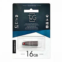 Накопитель USB Flash Drive T&G 16gb Chrome 115 Цвет Стальной