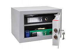 Меблевий сейф Gute GSK-30 (ШхВхГ: 44х30х35 см.) із ключовим замком, сталь 4 мм.