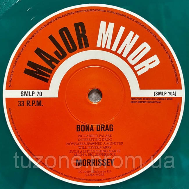 洋楽 Morrissey Bona Drag Teal Vinyl Limited Morrissey - Bona Drag 2LP (Teal Colored Vinyl)