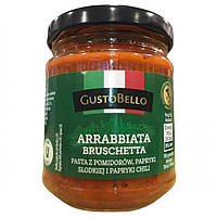 Соус острый для брускетты GustoBello Arrabbiata bruschetta 190г Италия