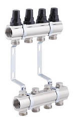 Колектор SD для теплої підлоги на 4 виходи