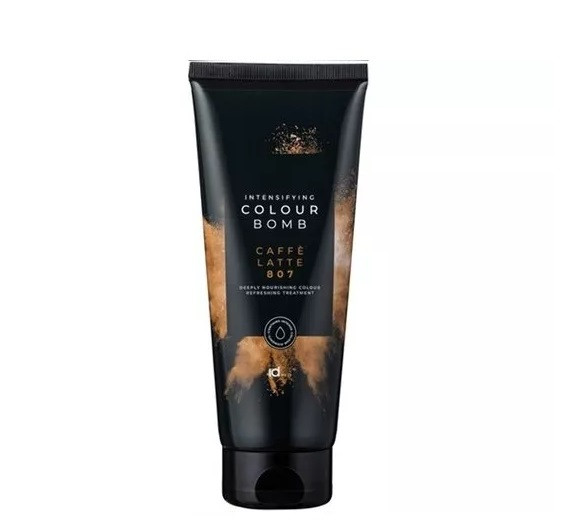 Тонуючий бальзам світло коричневий IdHair Colour Bomb Caffe Latte № 807