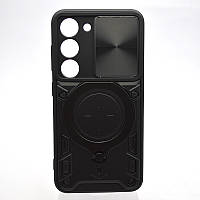 Противоударный чехол Armor Case Stand Case для Samsung S23 Galaxy G911 Black