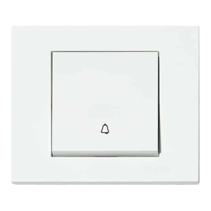 Кнопка дзвінка біла GRANO OVIVO 400-010200-207