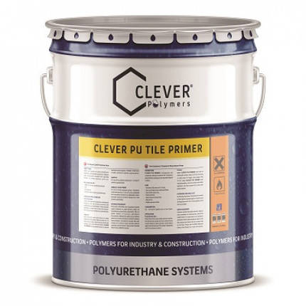 Клевер ПУ Таїв Праймер / Clever PU Tile Primer - поліуретановий грунт для непористих підстав (уп. 4 кг), фото 1