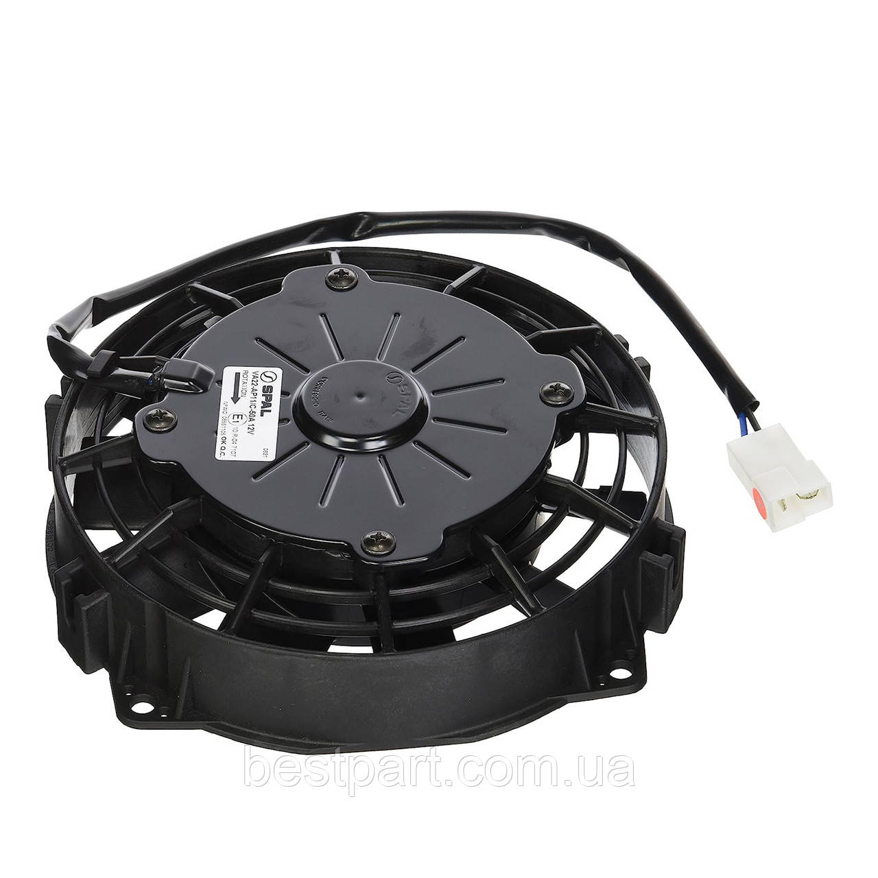 Вентилятор Spal 12V, витяжний, VA22-AP11/C-50A, фото 1