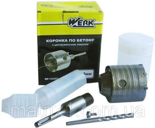 Коронка для бетону з хвостовиком SDS-Plus — 70 мм (WERK) 34855, фото 1