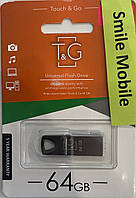 Флешка T&G 64 GB 117 Metal Series Silver USB 2.0 (TG117-32G)