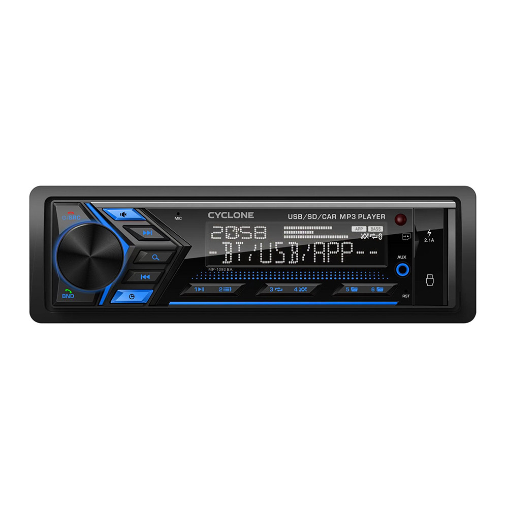 Магнітоола з гарним звуком USB Блютуз Cyclone MP-1093 BA