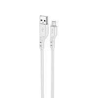 Кабель HOCO Micro USB Crystal color silicone charging data cable X97 |1m, 2.4A|