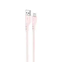 Кабель HOCO Micro USB Crystal color silicone charging data cable X97 |1m, 2.4A|