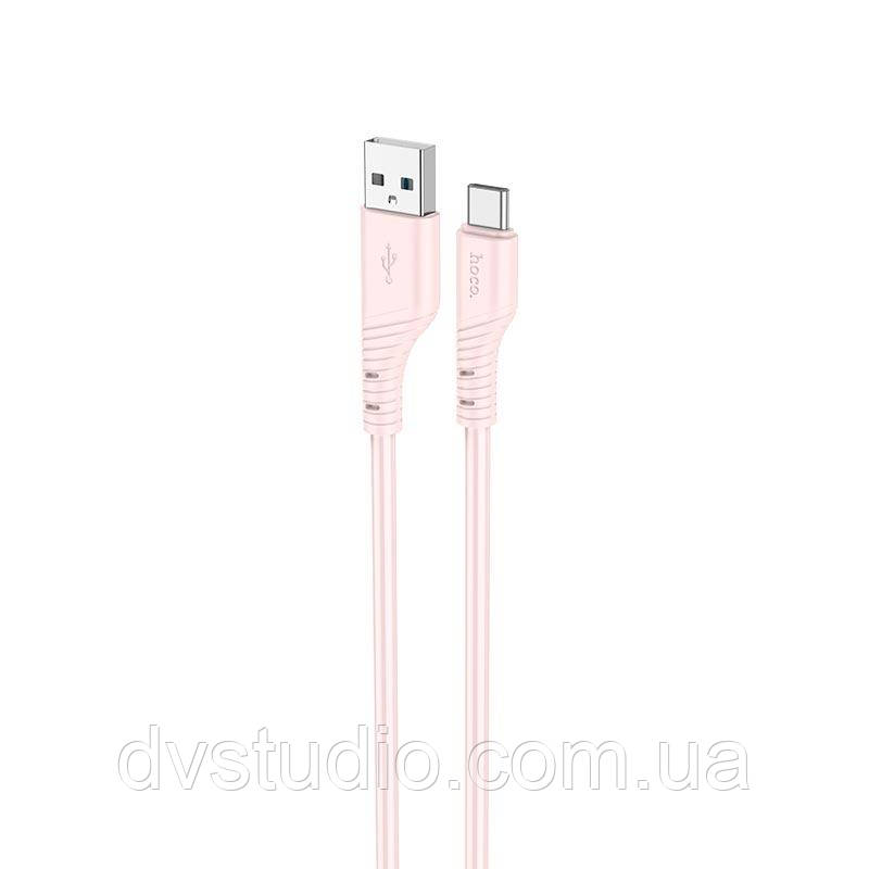 Кабель HOCO Type-C Crystal color silicone charging data cable X97 |1m, 2.4A|