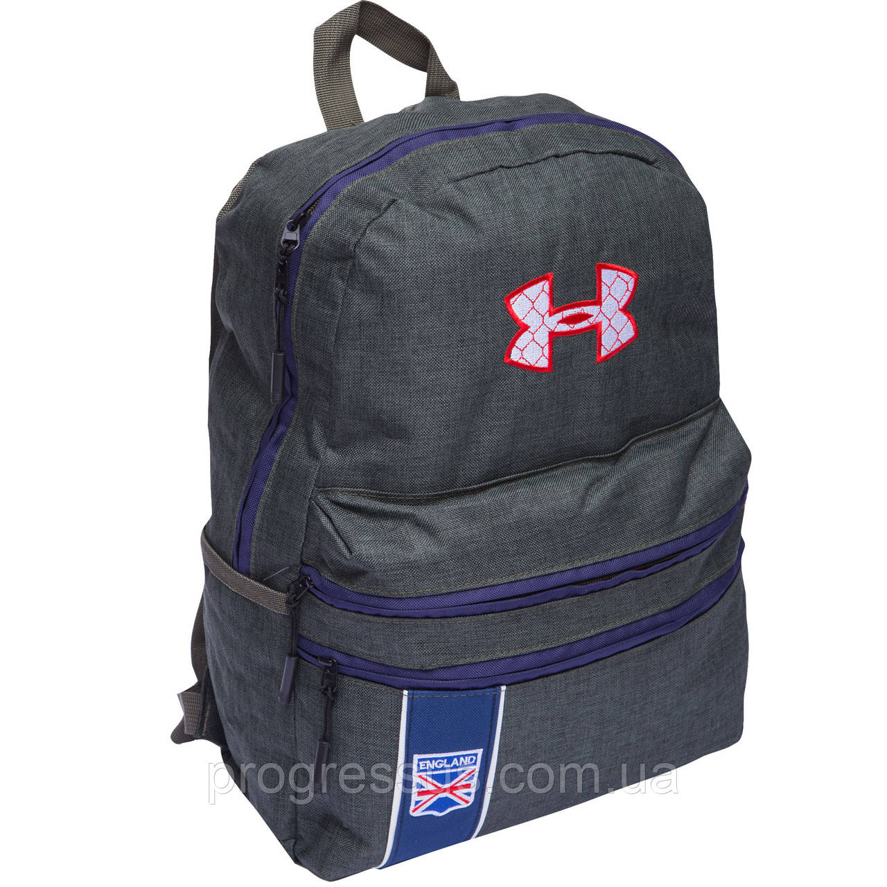Рюкзак Under Armour для хлопчиків 44x31x20см хакі/ Шкільний рюкзак /Повсякденний рюкзак