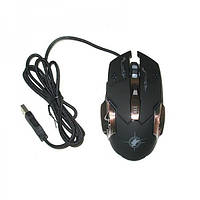 Игровая мышка с подсветкой Gaming Mouse X6 / Мышка для ноутбука / Проводная ZT-112 компьютерная мышь