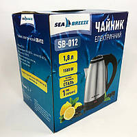 Чайник дисковый Sea Breeze SB-012 1.8 л / Электронный чайник / Чайники YF-898 с подсветкой