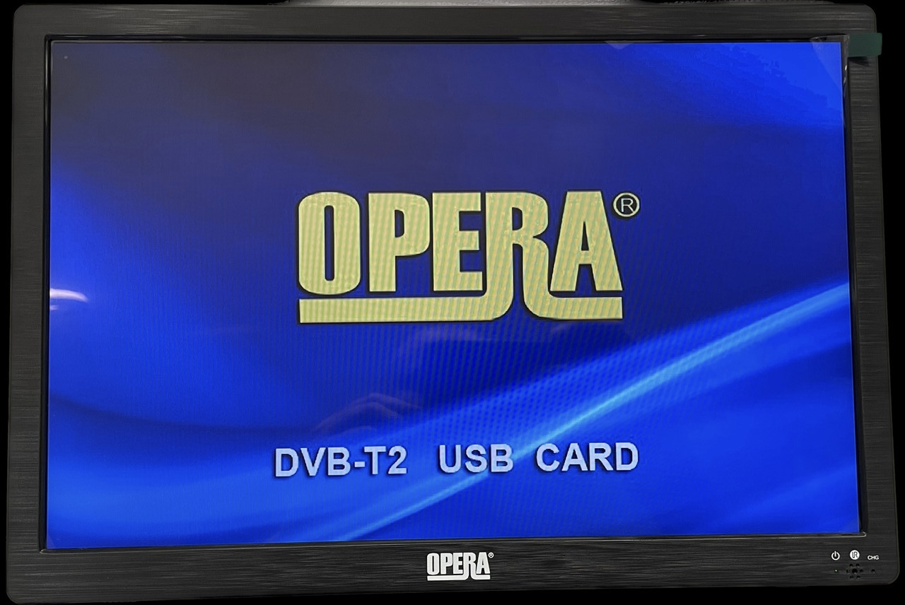 Портативный телевизор OPERA OP-1420 15.6" DVB T2, USB/SD/FM. - фото 1 - id-p1895531374