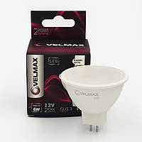 LED лампа 12V 6W GU5.3 4100K Velmax 21-14-50