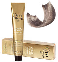 Крем-краска безаммиачная для волос Fanola Oro Therapy №9/1 Very Light Blonde Ash 100 мл (3114An)