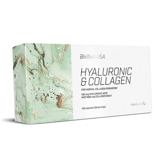 Купить Коллаген Гиалуроновая кислота BioTech Hyaluronic & Collagen 120 ...