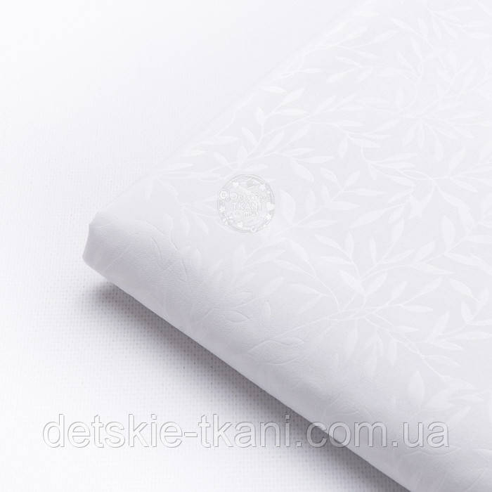 Клапоть мікрофібри білого кольору, розмір 25*220 см