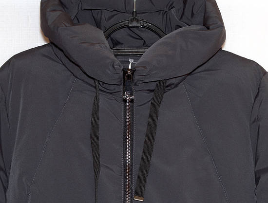 Парка зимова жіноча вище коліна з каптуром XL,2XL,3XL,4XL,5XL, фото 4