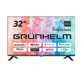 Телевизор Grunhelm 32H700-GA11V (32'', Android TV, HD, T2)