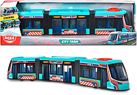 Міський трамвай Dickie Toys Сіменс Авеніо 41,5 см з розсувними дверима та дахом (3747016) Бірюзовий