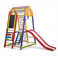 Детский спортивный комплекс BambinoWood Color Plus 3 170 см высота