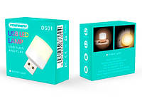 Лампа ночник USB LED VDENMENV DS01 Warm Light