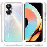 Чохол Fiji Ultra Thin для Realme 10 Pro Plus силікон бампер Transparent