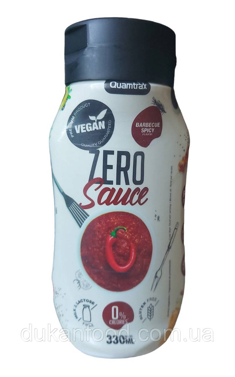 ZERO Соус барбекю гострий, Quamtrax, 330 мл