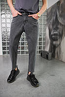 Качественные прямые серые джинсы, Актуальные мужские брендовые джинсы