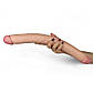 Двосторонній фалоімітатор King Size Realistic Slim Ultra Double Dildo 17”, 45х4,5 см., фото 4