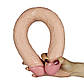Двосторонній фалоімітатор King Size Realistic Slim Ultra Double Dildo 17”, 45х4,5 см., фото 6