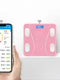 Ваги підлогові розумні фітнес-ваги А-8003 Bluetooth блютуз до 180 кг Смарт ваги з застосунком, фото 7