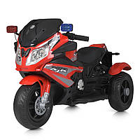 Трехколесный детский мотоцикл есть MP3 и USB с подсветкой и музыкой Bambi M 4851EL-3 Красный