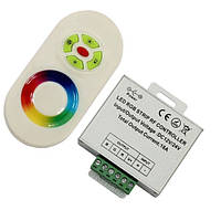 Контроллер RGB 12-24В 18А, пульт RF 5 кнопок + сенсорное кольцо