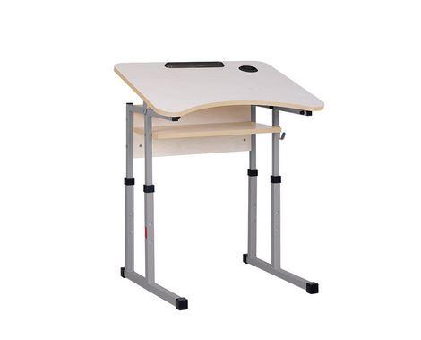 Парта для школяра E-178/1 T PK U NS одномісна з підсклянником регульована по висоті (ТМ Новий Стиль)