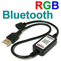 Контролер RGB 5-24V 6A Bluetooth USB
