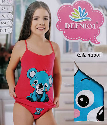 Детское нижнее белье для девочек (Турция). Комплект нижнего белья ...