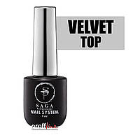 Матовый топ Saga Velvet top 9 мл