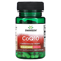 Коензим CoQ10 10 мг 100 капсул/CoQ10 Swanson USA