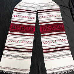 Універсальний весільнийрушник без написів, тканий на старовинному верстаті. 240*33 см